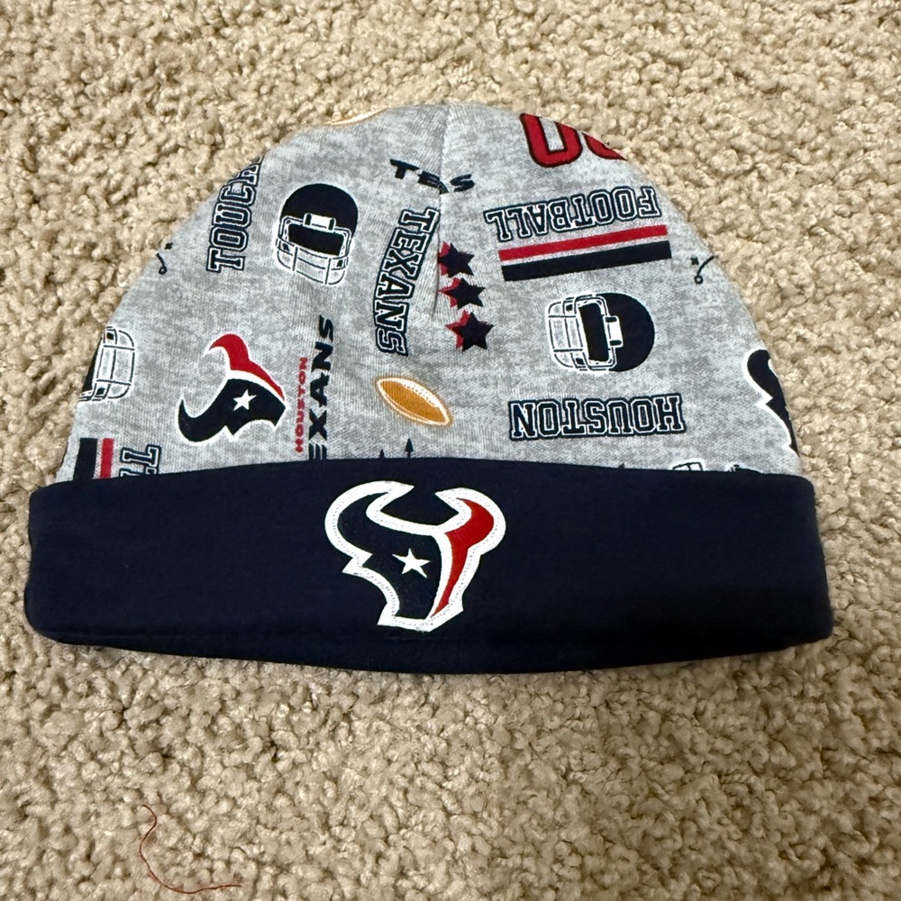 NFL Kids Houston Texans Beanie - Gray and Navy